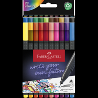 Faber-Castell Fineliner Grip 0,4 20 stk Multi 1