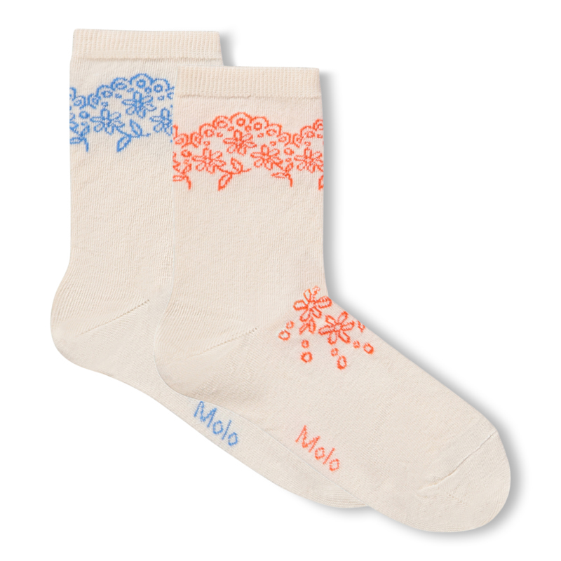 Molo Strømpe Nomi 2-pak Creme Str. 23-26 1