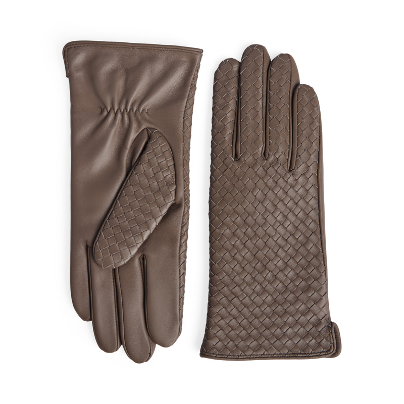 MARKBERG Damhandskar Melia Brun/beige Str. 7,5 1