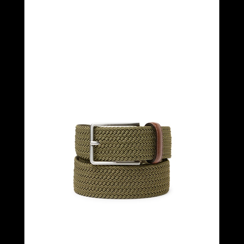 Saddler Herrbälte Marstrand Khaki grön 85 Cm