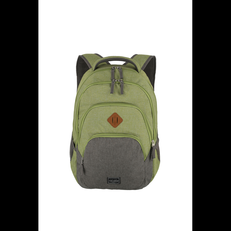 travelite Basics ryggsäck Grön/grå 15" 2