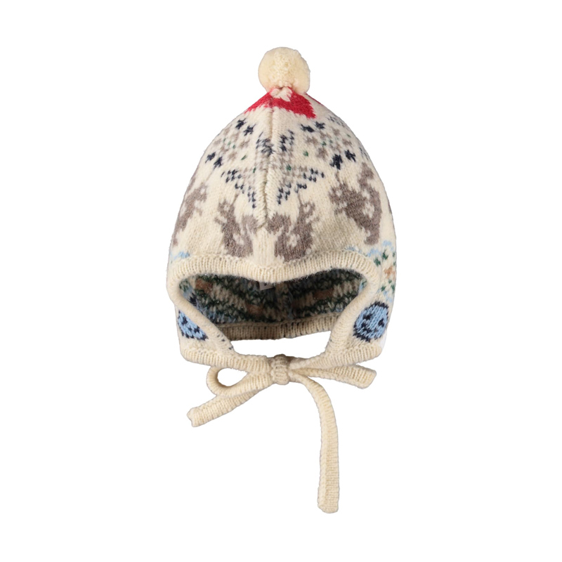 Molo Baby Mössa Kikki Blå/Mönster 6 mdr. - 12 mdr. 2