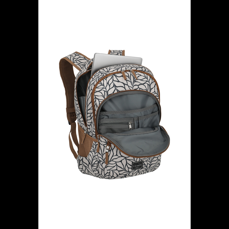 travelite Ryggsäck BASICS Naturvit 15" 3