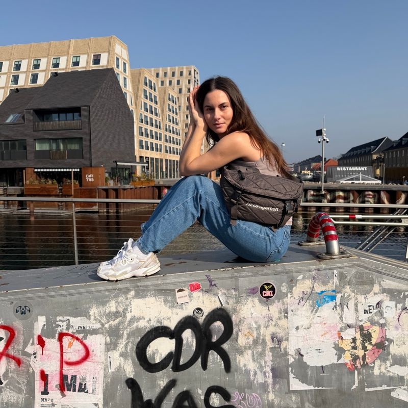 H2OFagerholt Bæltetaske Close Market Bag Grå 2