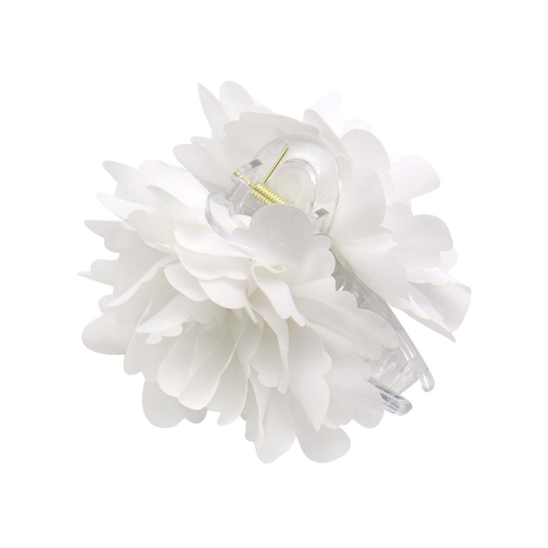 Conmé Hårklemme Lea Big Flower Hvid 3