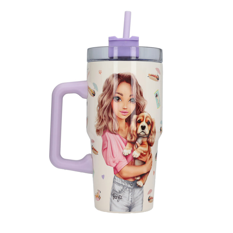 TOPModel To Go Kop Sunny Dog Lilla/hvid 5
