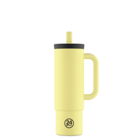 24Bottles Termosmugg Straw Cup Gul 1