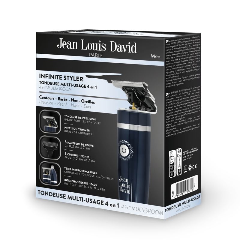 Jean Louis David Trimmer Infinite Styler 4 i 1 Sort 6