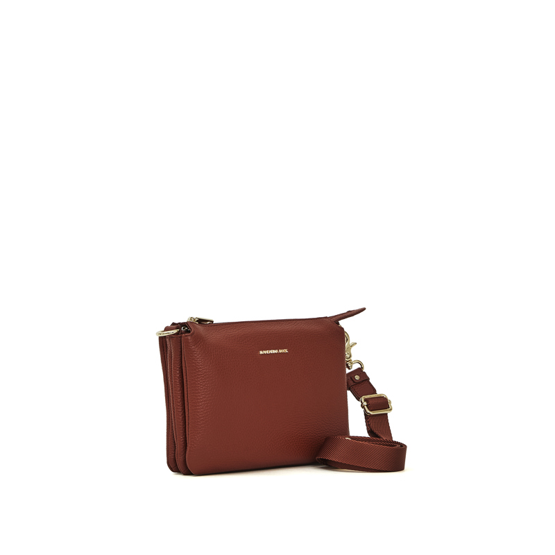 Mandarina Duck Crossbody Mellow Leather Cognac/rost 2