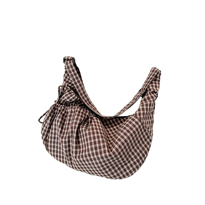 By Stær Crossbody Nynne Brunt mönster