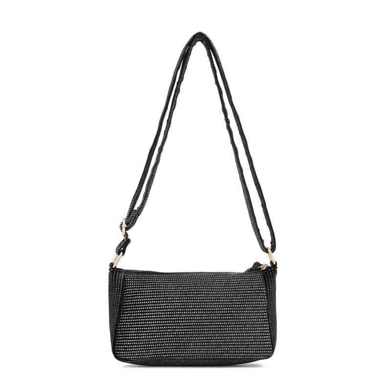 Conmé Crossbody Sille Sløjfe Sort/sølv 3