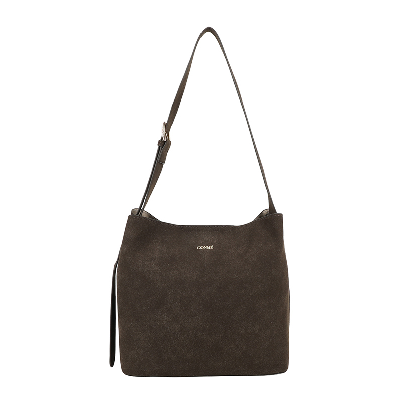 Conmé Skuldertaske Konny Suede Brun 1