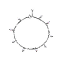 Maanesten Armbånd Lula White Sølv