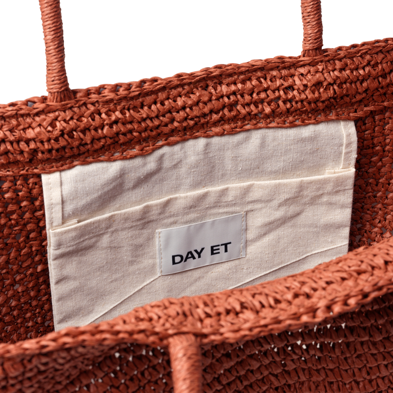 DAY ET Strandtaske Day Summer Crochet Brun 4