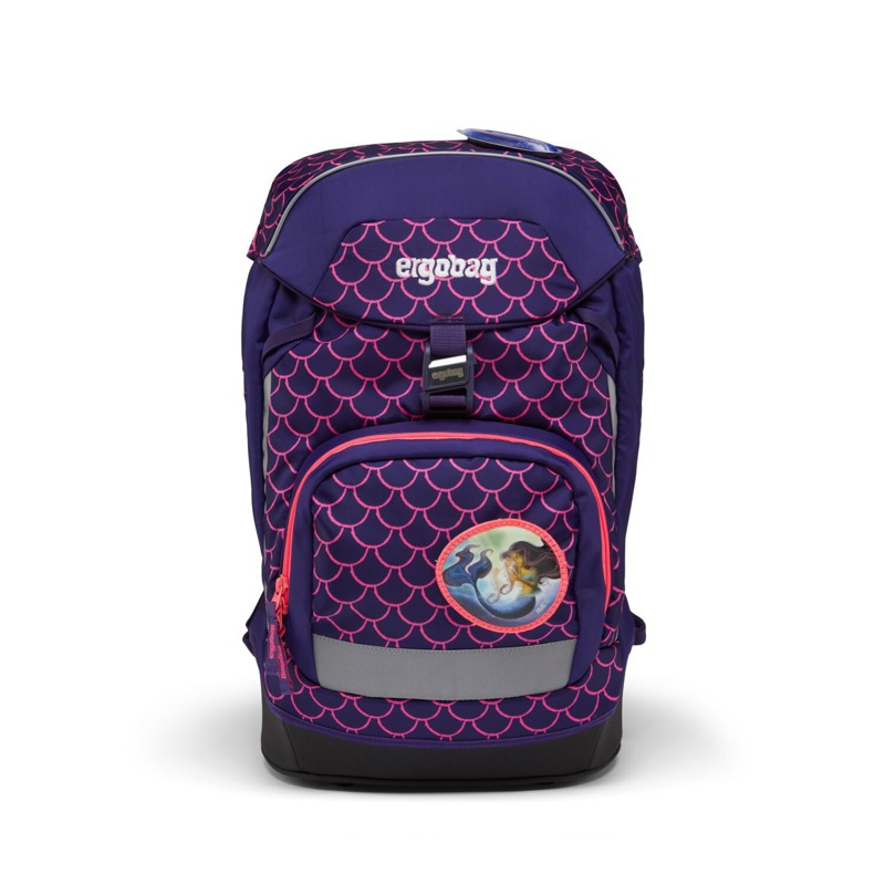 Ergobag Skoletaske Prime Pearl DiveBea Blå m/hvide prikker 1