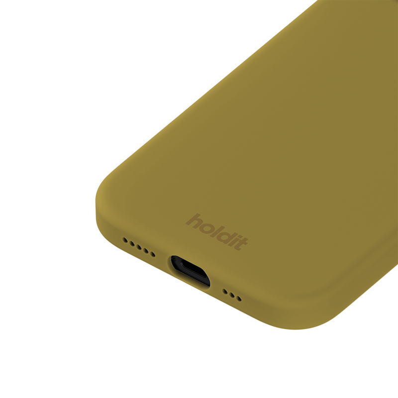 Holdit Mobilcover Warm Olive Oliven Grøn Iphone 15 4