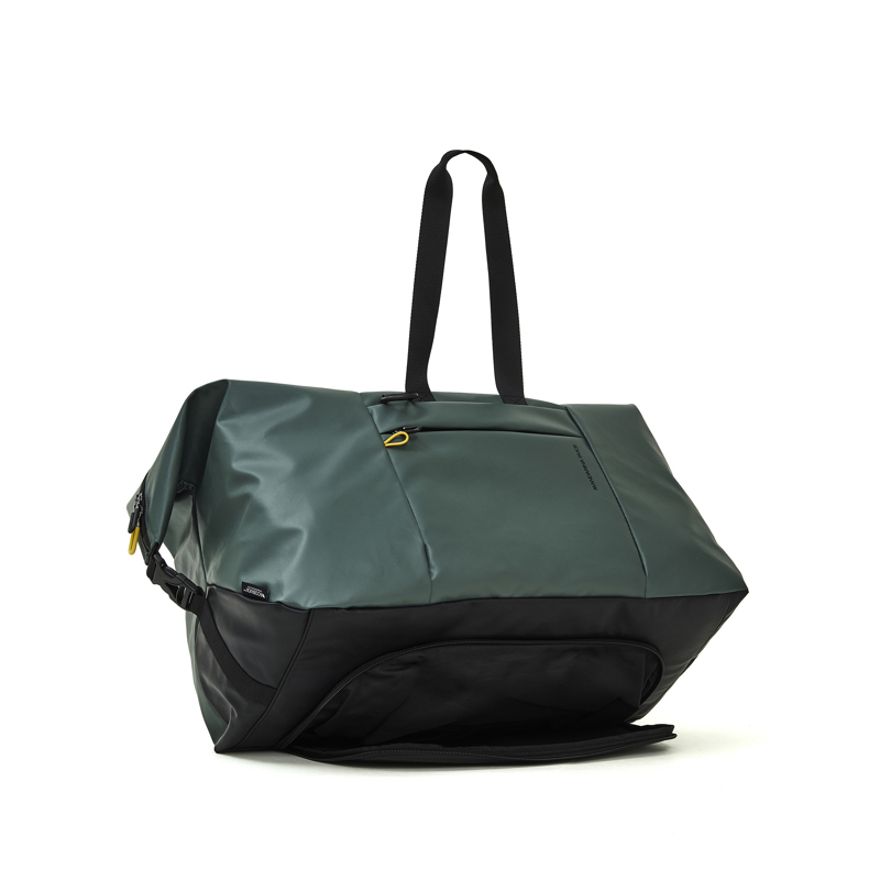 Mandarina Duck Duffelväska Eco Coated Mörkgrön 4