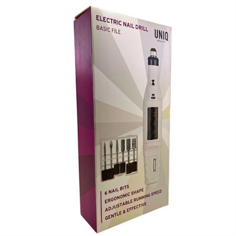 UNIQ Nagelfil Elektrisk  6-i-1 Vit 2