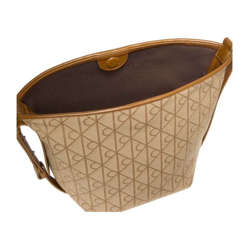 Calvin Klein Skuldertaske Emblem Jacquard Khaki 3