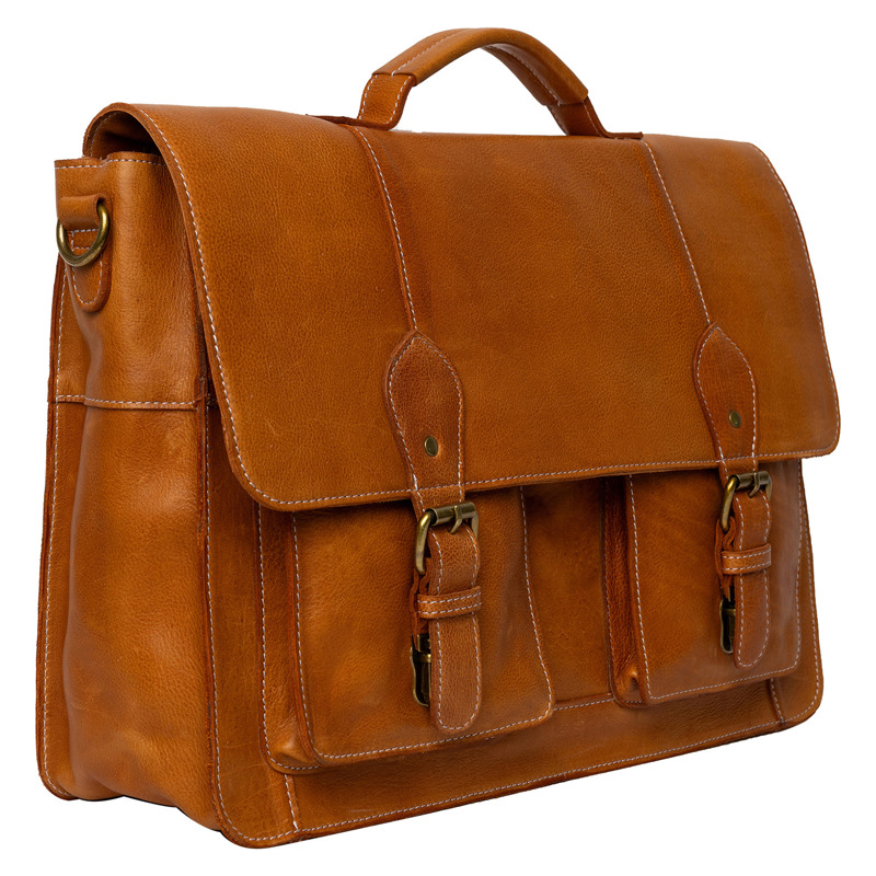 RE:DESIGNED Computertaske Melia Big Cognac 16" 3