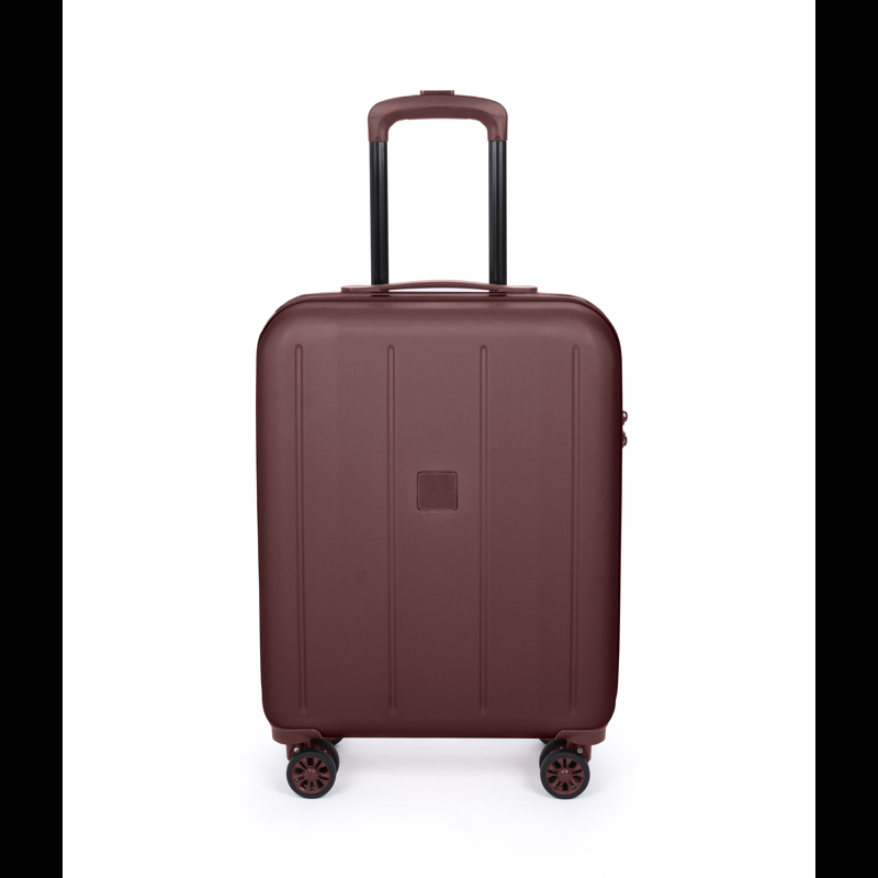 Aries Travel Resväska Palermo Brun/röd 55 Cm 1
