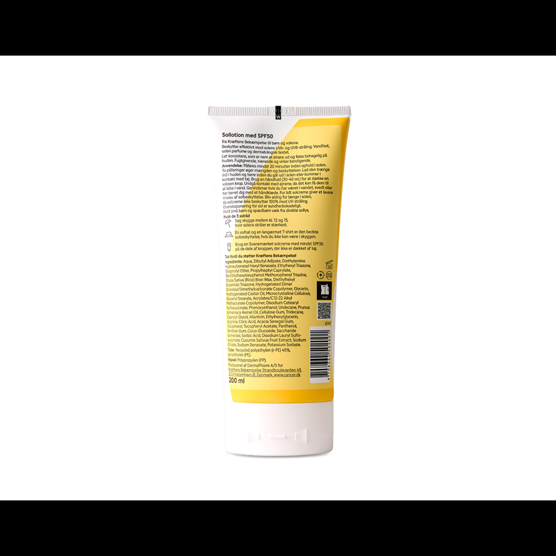 Kræftens Bekæmpelse Sollotion SPF 50 Vit 2