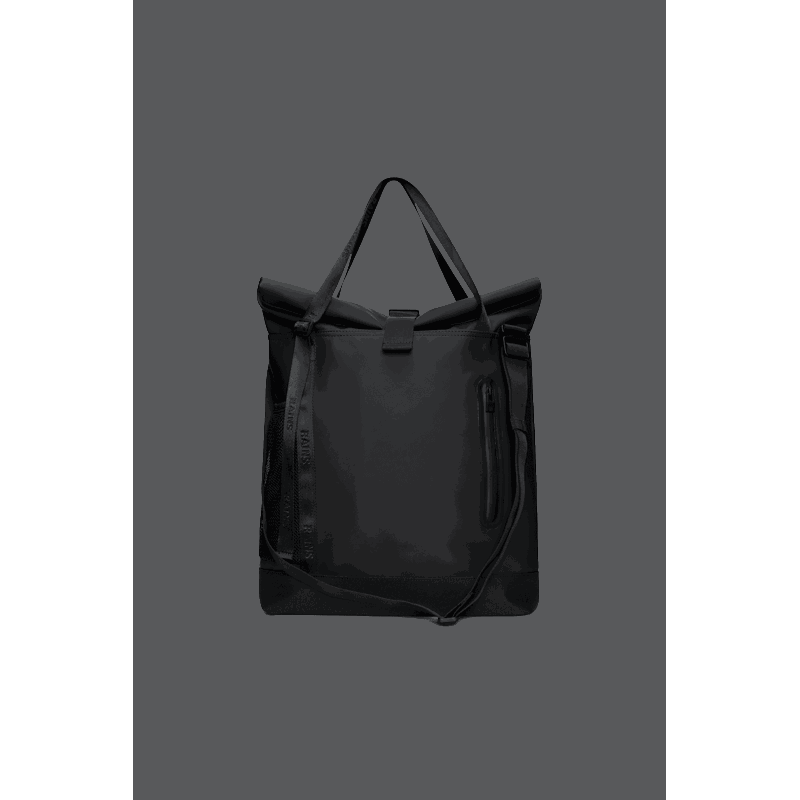 RAINS Tote Bag Trail Rolltop W3 Sort 3