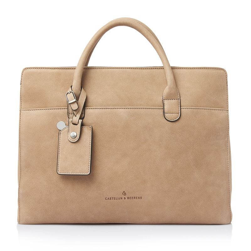 Castelijn & Beerens Håndtaske RFID Beige 15" 1