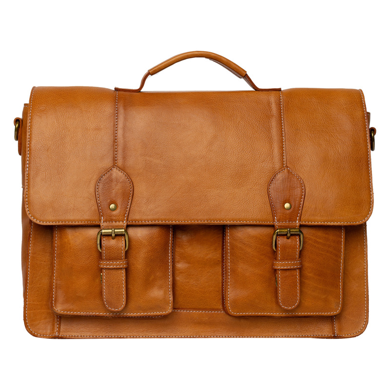 RE:DESIGNED Computertaske Melia Big Cognac 16" 1