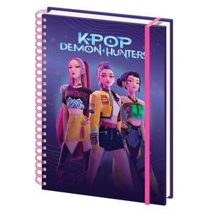 KPop Demon Hunters Anteckningsbok Kpop Demon Hunt Lila alt image