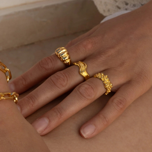 Winther Studio Ring Large Pompa Guld alt image