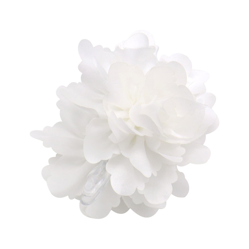 Conmé Hårklemme Lea Big Flower Hvid 5
