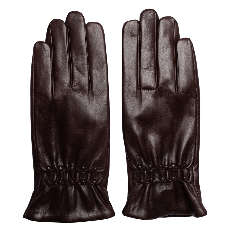 RE:DESIGNED Damhandske Lara Wool M. Brun Str S 1