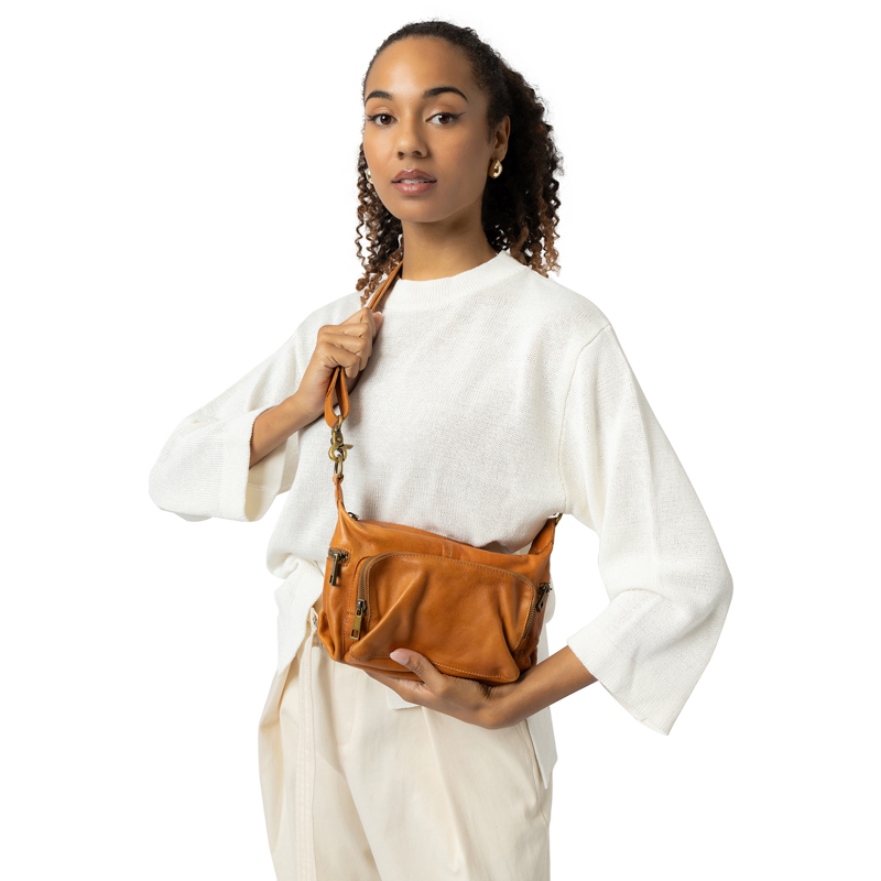 RE:DESIGNED Crossbody Lula Small Cognac/brun 2
