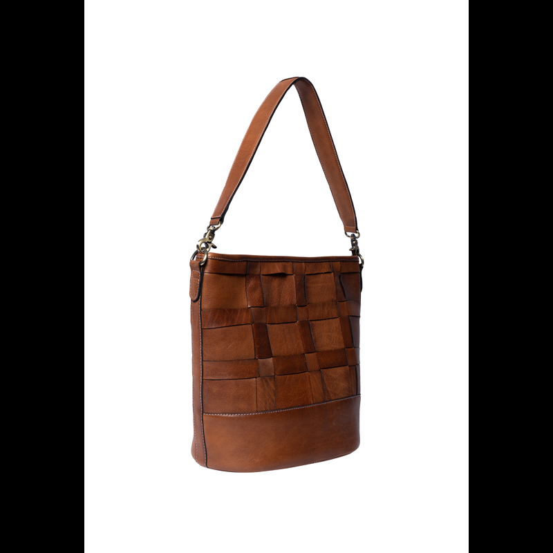 RE:DESIGNED Skuldertaske Noor Big Brun 4