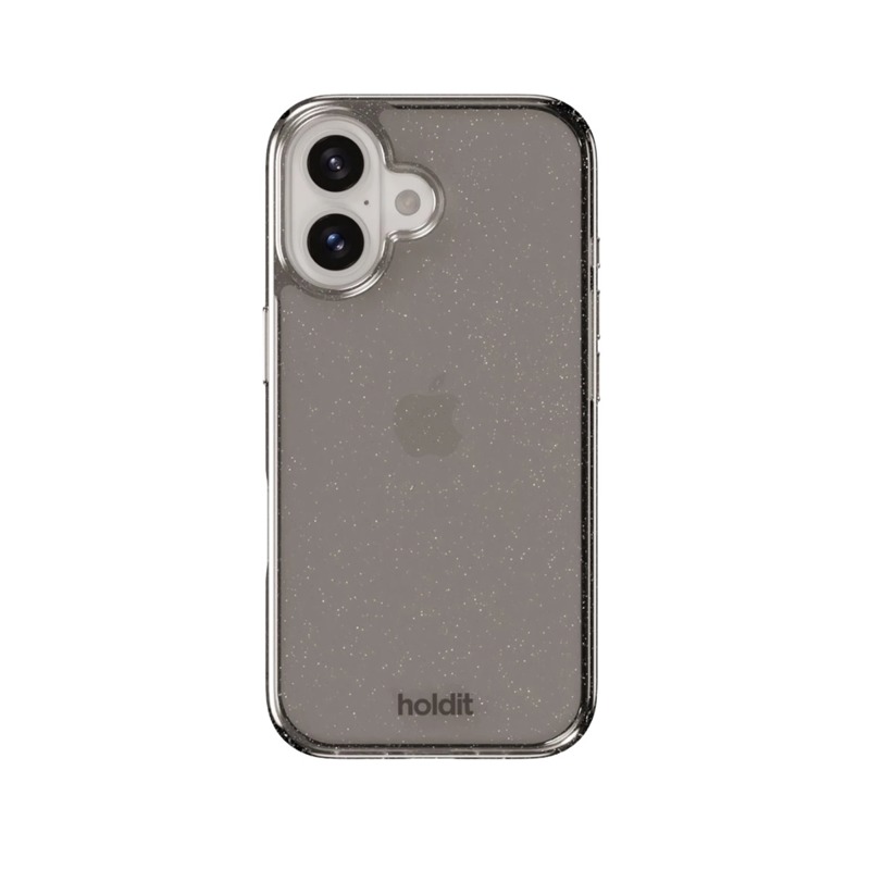 Holdit Mobilfodral Glitter Svart Iphone 16 1