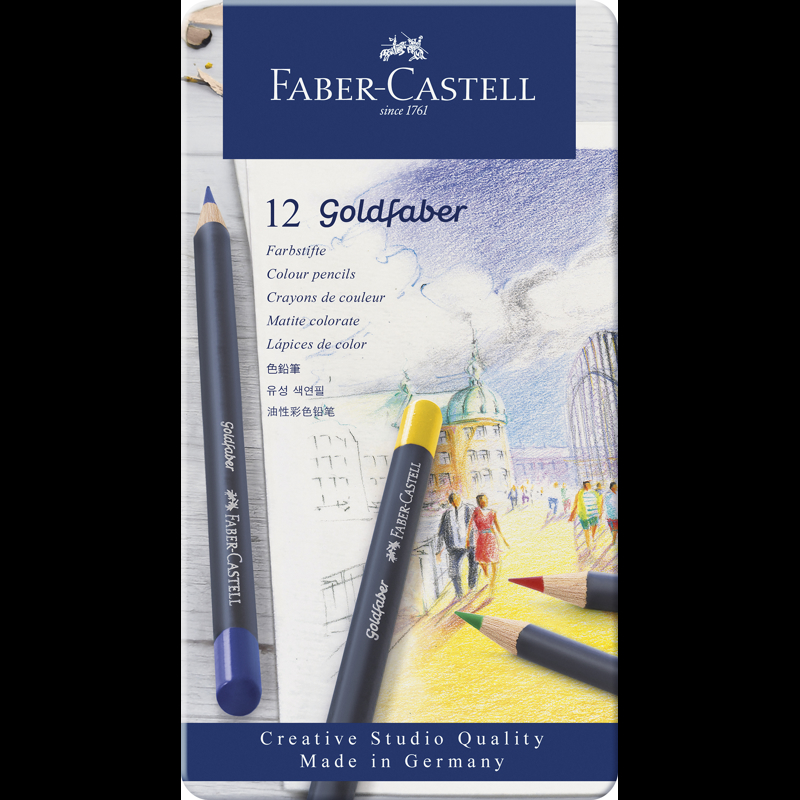 Faber-Castell Farveblyant Goldfaber 12 stk. Multi 1