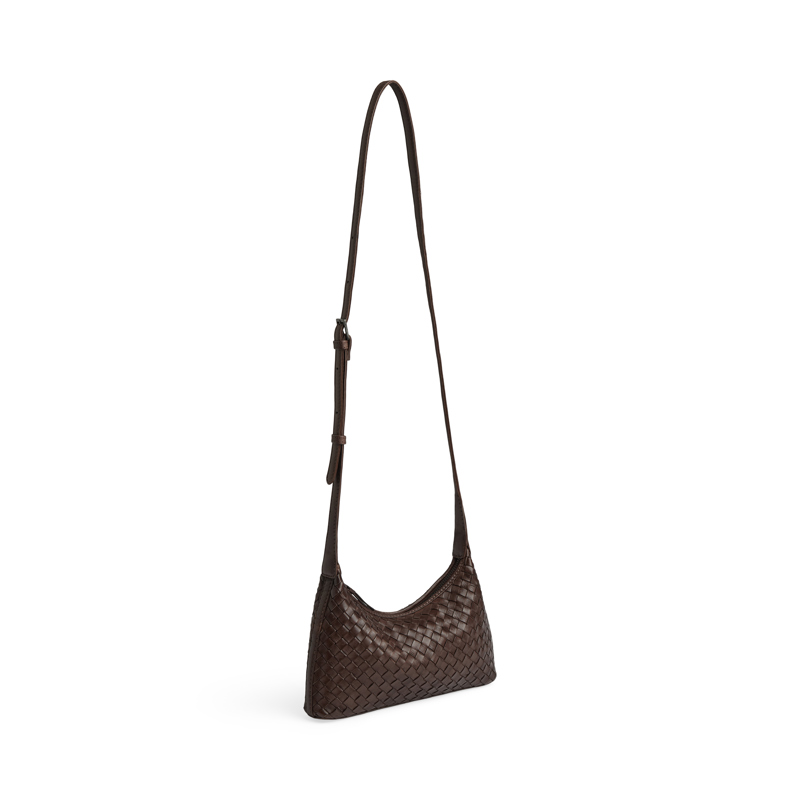 MARKBERG Crossbody AvenyaMBG Weave M. Brun 3