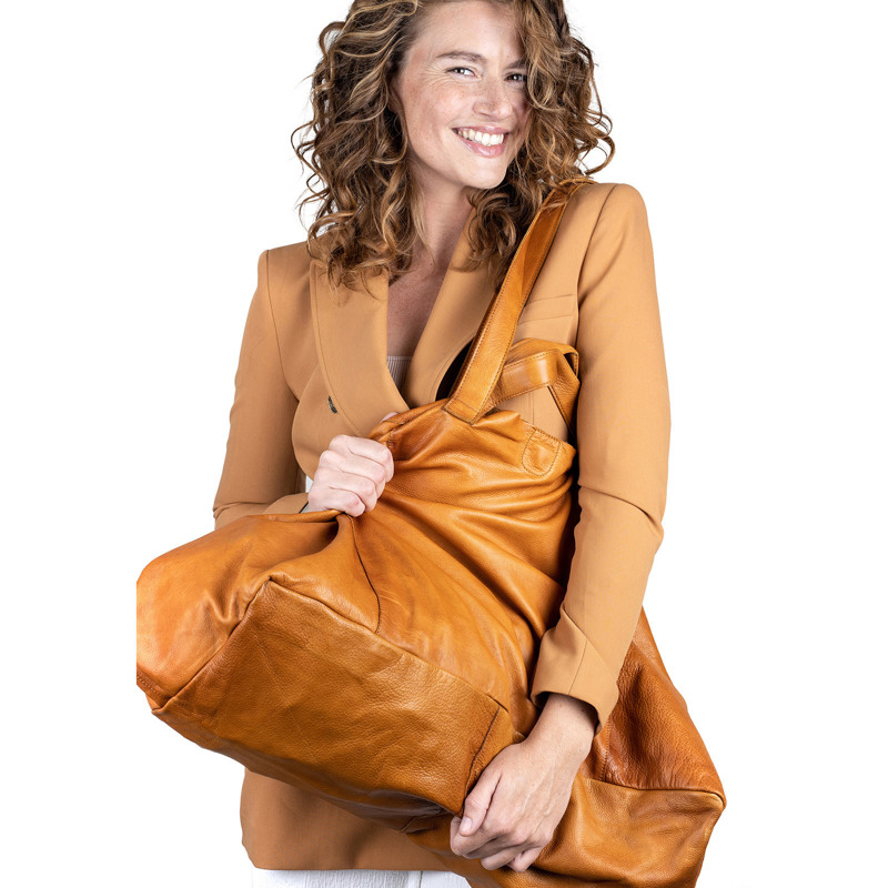 RE:DESIGNED Shopper Fie Urban Cognac/brun 2