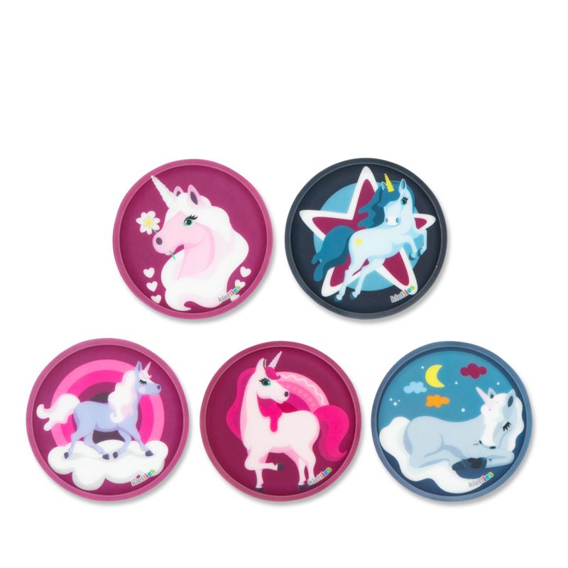 Ergobag Badge Kletties Unicorns Rosa mönstrad