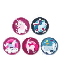 Ergobag Badge Kletties Unicorns Rosa mönstrad