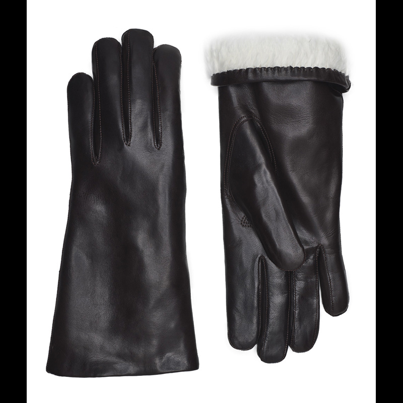 Randers Handsker Damehandsker Kanin Sort Str. 7 2