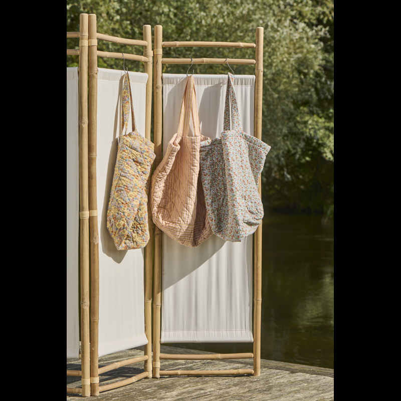Ib Laursen Shopper Quiltet Blomster Print 3