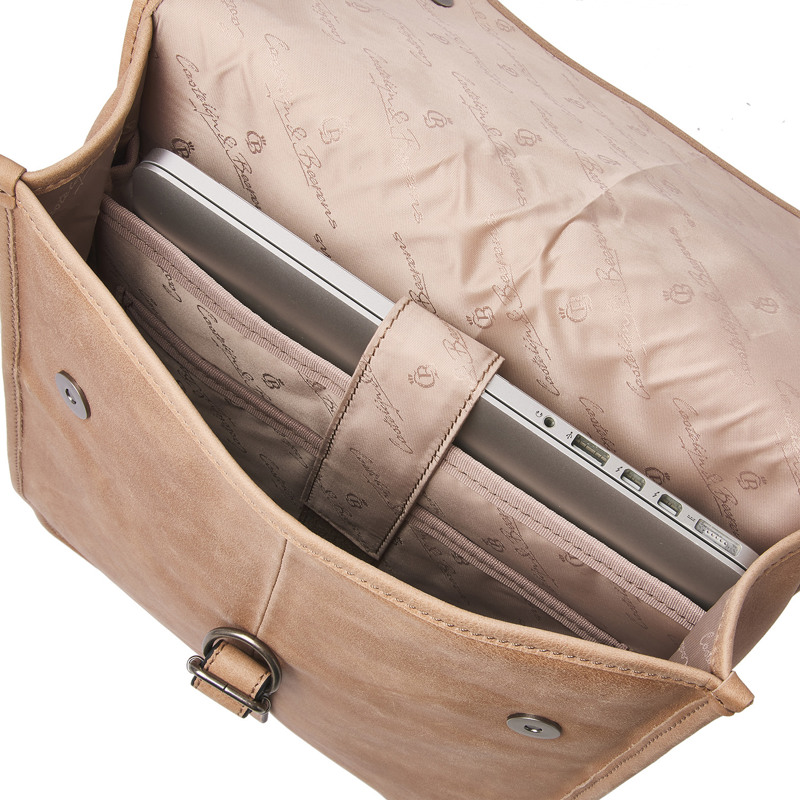 Castelijn & Beerens Rygsæk Beige 15" 7