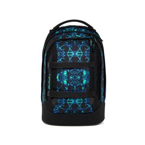 Satch Skolväska Pack Caleido Blue Svart/Turkos