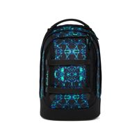 Satch Skoletaske Pack Caleido Blue Sort