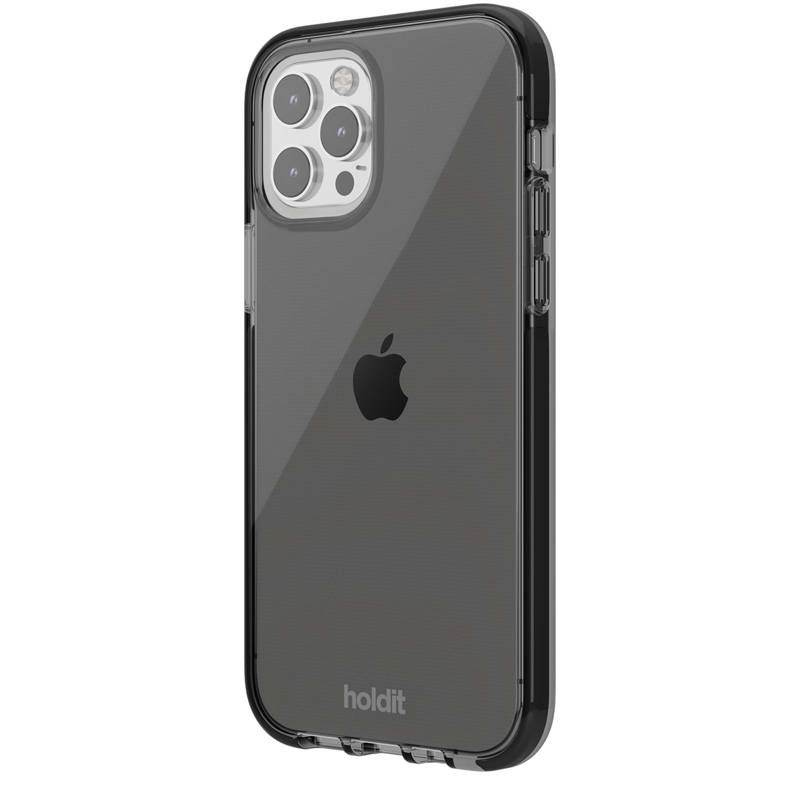 Holdit Mobilcover Seethru Sort iPhone 12/12 Pro 2