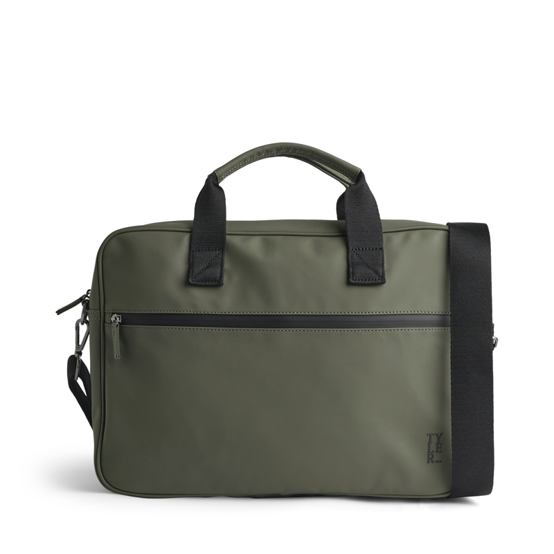 Tyler & Co Computertaske Pittsburgh Oliven 2