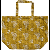 Ib Laursen Shopper Quiltet Karry gul 1
