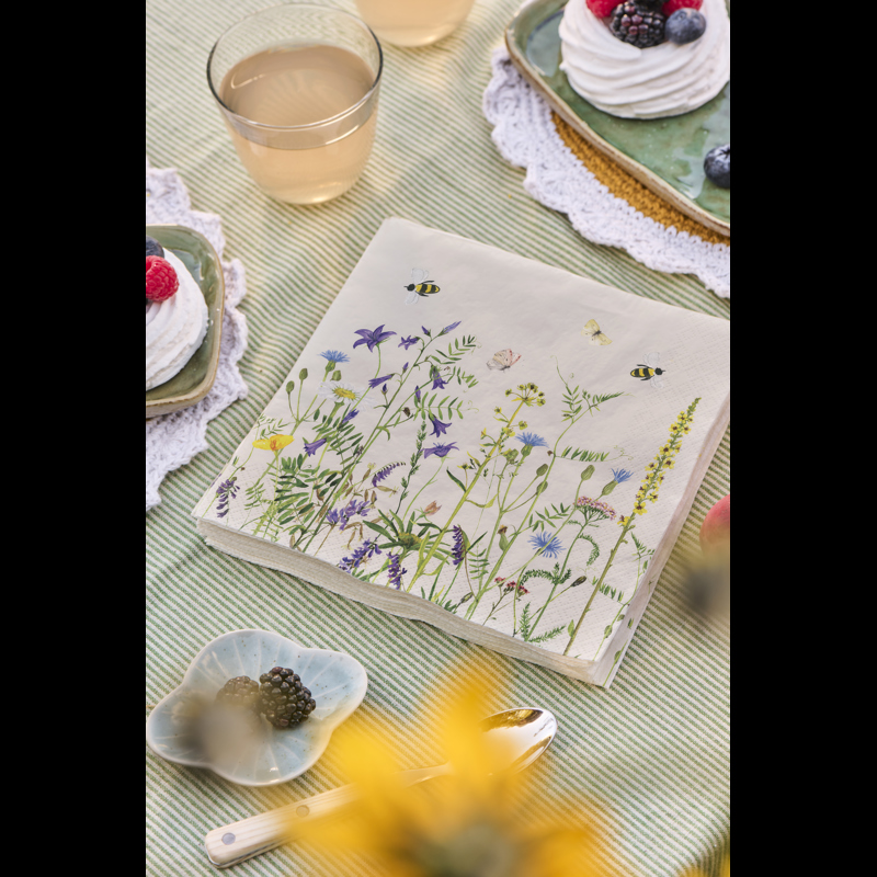 Ib Laursen Servietter Blomster Print 2